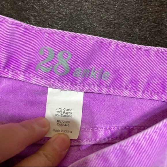 J Crew “ToothPick” Ankle Pants worn distressed and stained look size 28 GuC - Picture 8 of 15